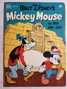 Four Color Mickey Mouse The Inca Idol Case (1942) #371 - Good/Very Good - Picture 1 of 2