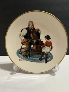 Vintage Gorham Fine China Norman Rockwell Plate "Grandpa's Girl" 1978 Danbury - Picture 1 of 5