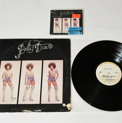 BETTY DAVIS LP + LIGHT IN THE ATTIC RECORDS CD 3 BONUS SOUL FUNK R&B BLACK VINYL - Image 1 of 4