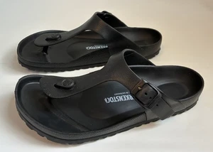 Birkenstock Damen Gizeh Essentials EVA Zehenstegsandalen schwarz Größe 8 / 39 - Bild 1 von 11