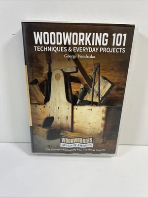 Woodworking 101 Techniques & Everyday Projects George Vondriska DVD 8 discs - Image 1 of 3