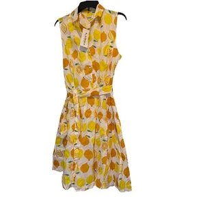 L.A Soul Y2K Lemon Print Kleid 50s Style Citrus Fruit Gr. Xl - Bild 1 von 14
