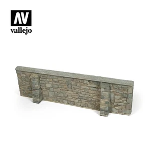 VALSC106 - Vallejo Scenics - 1:35 Ardennes Village Wall 24x7cm - Picture 1 of 1
