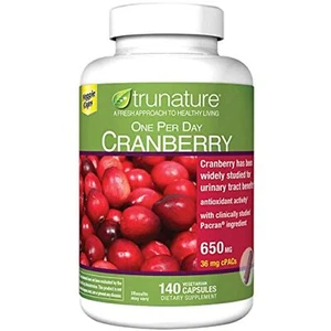 trunature Expect More Cranberry 650 mg., 140 Vegetarian Capsules - Picture 1 of 3