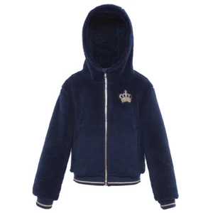 Rokka&Rolla Girls' Sherpa Fleece Lined Jacket Fuzzy Full-Zip Warm Winter Coat - Picture 1 of 28