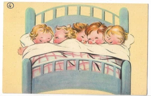 Cinque gemelli a letto - 1953 - Foto 1 di 2
