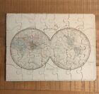 Lot De 7 Puzzles Atlas Géographique dressé par A.R. Fremin publié par Logerot