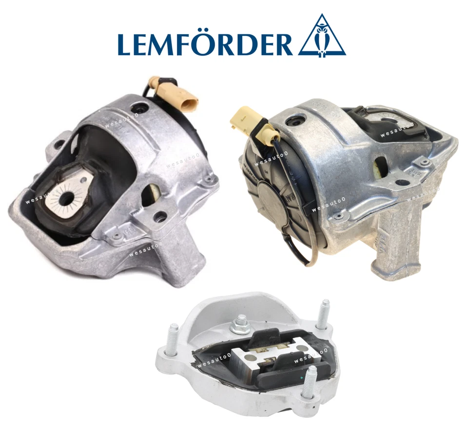 Крепление двигателя и коробки передач 3 шт от оригинального производителя для Audi A4 Quattro / A5 Quattro - Изображение 1 из 1