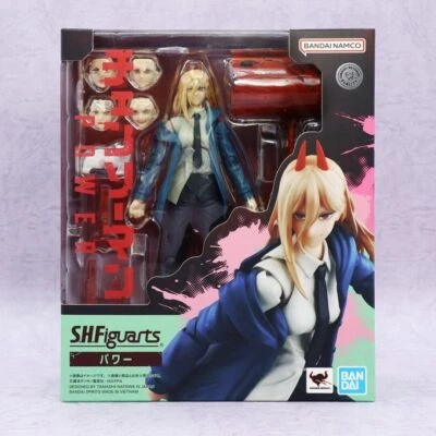 Figura de acción de anime de 6 pulgadas Chainsaw Man Power estatua de PVC de Estados Unidos S.H.Figuarts Bandai Foto 1 de 4