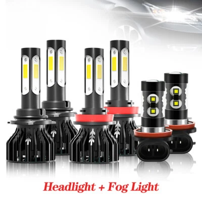 Para Jeep Grand Cherokee 2014-2018 Faros LED +Kit de bombillas antiniebla - Imagem 1 de 4