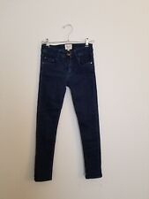 Sezane - Women's Blue Dark Wash Denim Low-Rise Skinny Jeans - Size 25 
