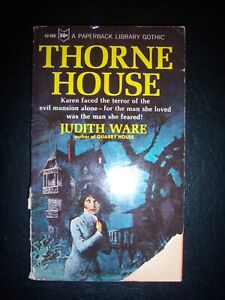 Thorne House by Judith Ware 1965 gothic romance romantic suspense mystery