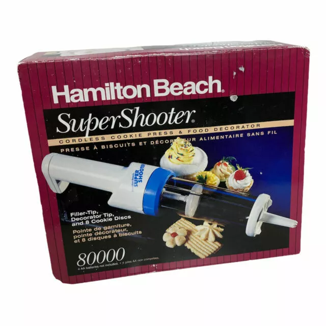 Hamilton Beach The Super Shooter Replacement Cookie Press - White