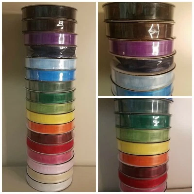 Nicole & Co Ribbon Sheer Organza with Satin Edge Ribbon in Asst width and colors - Image 1 of 4