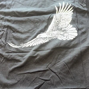 Vintage Winston Cigarettes Black T-Shirt XL Single Stitch USA Made Big Eagle - Bild 1 von 6