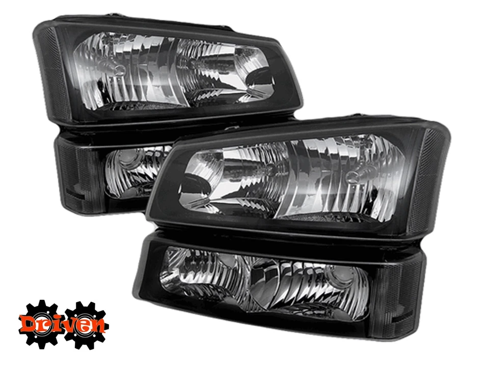 For 03-06 Chevy Silverado Truck 1500 HD2500 3500 Headlights +Turn Signal Clear - Image 1 of 1