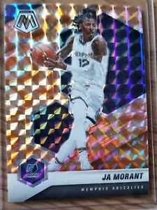 2020-21 Mosaico Ja Morant Mosaico Arancione Prizm Rifrattore Memphis Grizzlies #40 - Foto 1 di 3