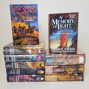 The Wheel Of Time #6-15 Hardcover Book Lot Robert Jordan Memory Of Light - Imagen 1 de 20