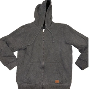 Buffalo Men's Sweatshirt Sherpa Lined Full Zip Hoodie Jacket(Gray, MEDIUM)NWOT - Picture 1 of 2