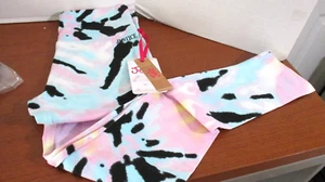 JUSTICIA~Pantalones leggings espirales Aqua Mist~Niñas Medianos 10~NUEVO CON ETIQUETAS - Imagen 1 de 4