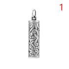 Pill Box Stainless Steel Sealed Capsule Waterproof Camping Firstaid Pendant Sp