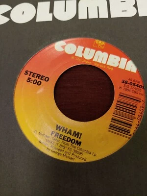 Wham! Freedom/Heartbeat 7" Vinyl 45RPM - Image 1 of 2