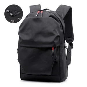 Waterproof Backpack Men School Bag Notebook Casual 15.6 Inch Laptop Bag - Foto 1 di 28