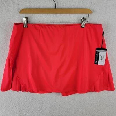 Saia Skort Plissada Tail Neptune 13.5" para Golfe Tênis para Mulheres XL Laranja UPF 50 NOVA - Imagem 1 de 4