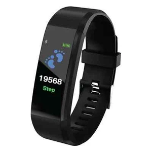Cartellone Bluetooth Tracker Fitness Smart Watch Nero Modello BB2657 - Foto 1 di 6