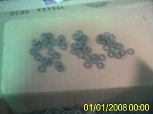 POSTEN 1000ER TAUSENDE PAPIER FLACHE UNTERLEGSCHEIBE 9 MM LOCH 5 MM 0,5 MM DICK 3 PFUND  - Bild 1 von 4