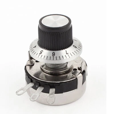 WTH118-2W 10K ohm Rund Carbon Lineare Variation Potentiometer mit Dial Knopf - Bild 1 von 2