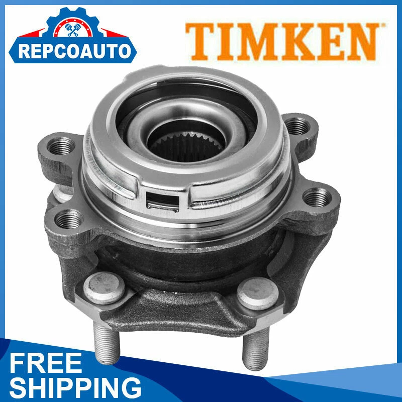 Rolamento de cubo de roda dianteira TIMKEN para Nissan Pathfinder 2013 2014-2019 3.5L 5LUGS - Imagem 1 de 4
