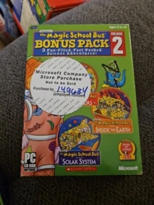 Scholastic’s The Magic School Bus Bonus 3 Pck Volume 2 Science Adventures NEW PC - Picture 1 of 1