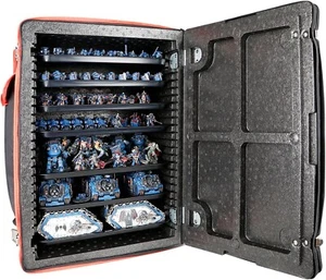Complete Miniatures Storage Case - No Installation, 7 Adjustable Magnetic Trays - Picture 1 of 12
