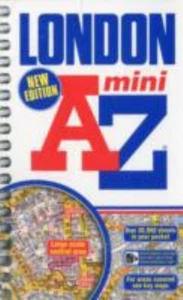London Mini Street Atlas Spiral Geographers' A-Z Map Company - Picture 1 of 2
