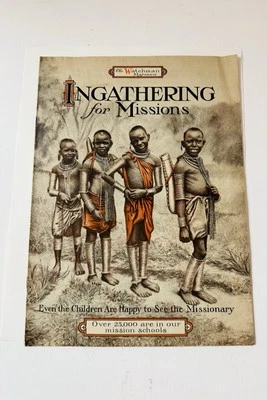 Antique  The  Watchman Magazine In Gathering For Missions Volume 11 Oct 15 1930 - Image 1 of 4