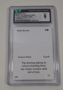 Graded Shilpit (Shelkin) Brownie CGC 9 MINT Legends Playtest Card MTG Magic - Picture 1 of 7