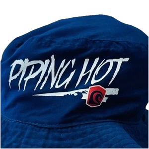 Piping Hot Surf Boys Kids Reversible Blue Red Bucket Wide Brim Hat Adjustable - Picture 1 of 22