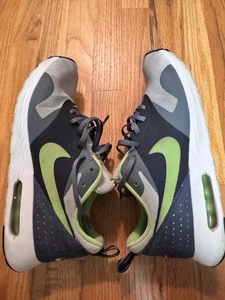Nike Air Max Tavas Wolf Grey Volt Dark Obsidian Seahawks Colors Men’s Size 12 - Picture 1 of 9