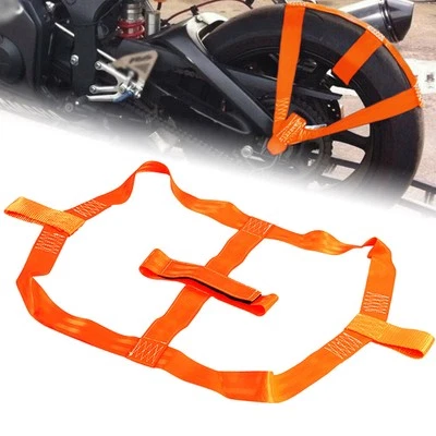 Universal Motorcycle Tie Down Strap Kit Motorcycle Rear Wheel Tie down Strap 1Pc - Image 1 of 4