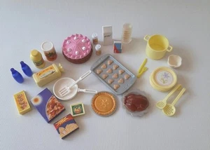 Barbie Happy Family Grandma's Kitchen 28 Accessories/Food: Turkey, Cake, Pie + - Picture 1 of 7