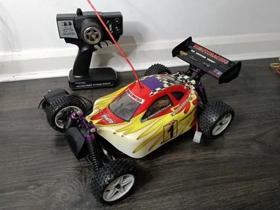 HIMOTO 1/10 RC 4WD buggy Truck Brushless car vantage HSP 1:10 acme 1/10 7.2v FTX - Image 1 of 4