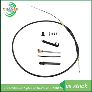 Lower Shift Cable Kit For Mercury MerCruiser Alpha Gen One & Two 1 2 MR MC New - Picture 1 of 13
