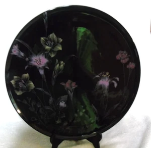 Mikasa Color Trend Ebony Meadow Japan DR 701 Round Chop Plate - Picture 1 of 5