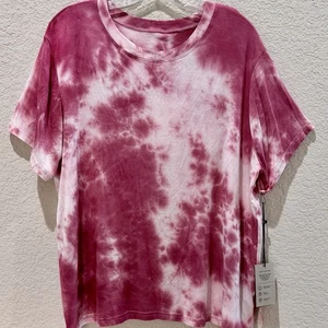 NUEVO CON ETIQUETAS Malva Tie Dye Para Mujer XL HECHO EN EE. UU./LA, California Tela que absorbe el sudor - Imagen 1 de 7