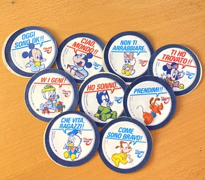 9 toppasticker Disney, Mickey Mouse, Minnie, Paperino Baby gadget Plasmon - Picture 1 of 2