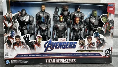 NIB Marvel Avengers Titan Hero Series 8 Pack Collection Big 12" Figure Brand New - Image 1 of 4