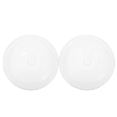  2pcs Trash Can Lid Replacement Plastic Garbage Can Cover Waste Bin Protector - Image 1 of 4