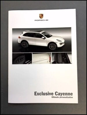 2010 Porsche Exclusive Cayenne Factory Original Accessories Brochure Catalog Foto 1 de 4