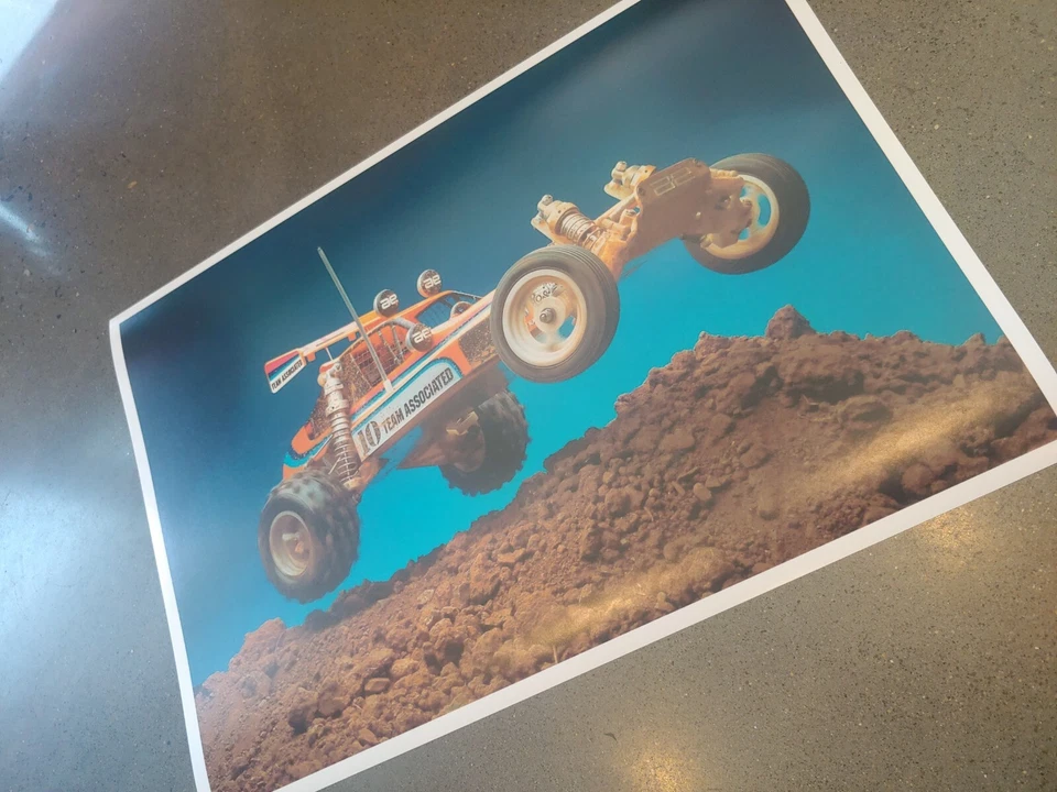 Team Associated  RC10 Gold Pan New Poster Box Art AE - Image 1 of 1